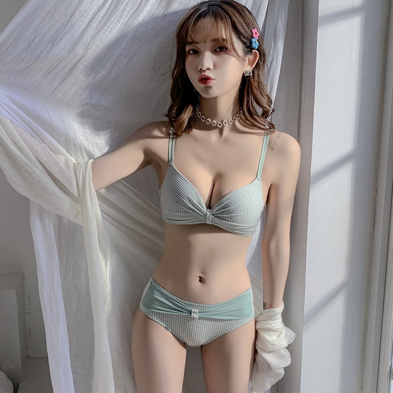 Bộ đồ lót cotton nâng ngực không đường may thời trang gợi cảm dành cho nữ