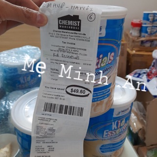 Sữa Kid essentials Úc cho bé