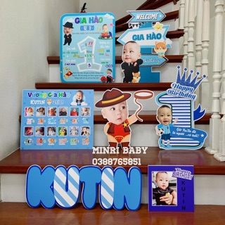 Set sinh nhật đẹp cho bé