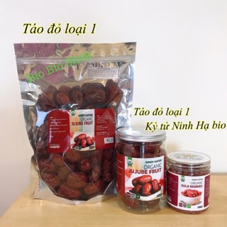 Táo đỏ hữu cơ loại 1 green nature gói 0.5 kg ninh hạ - organic usda ningxia