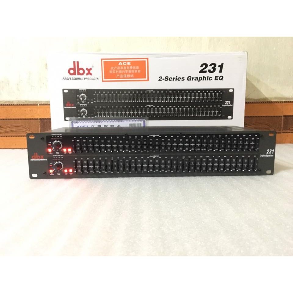 Lọc tiếng cao cấp DBX 231 + 2 jack canon -Lọc xì cho dàn âm thanh chất lượng tốt - lọc âm