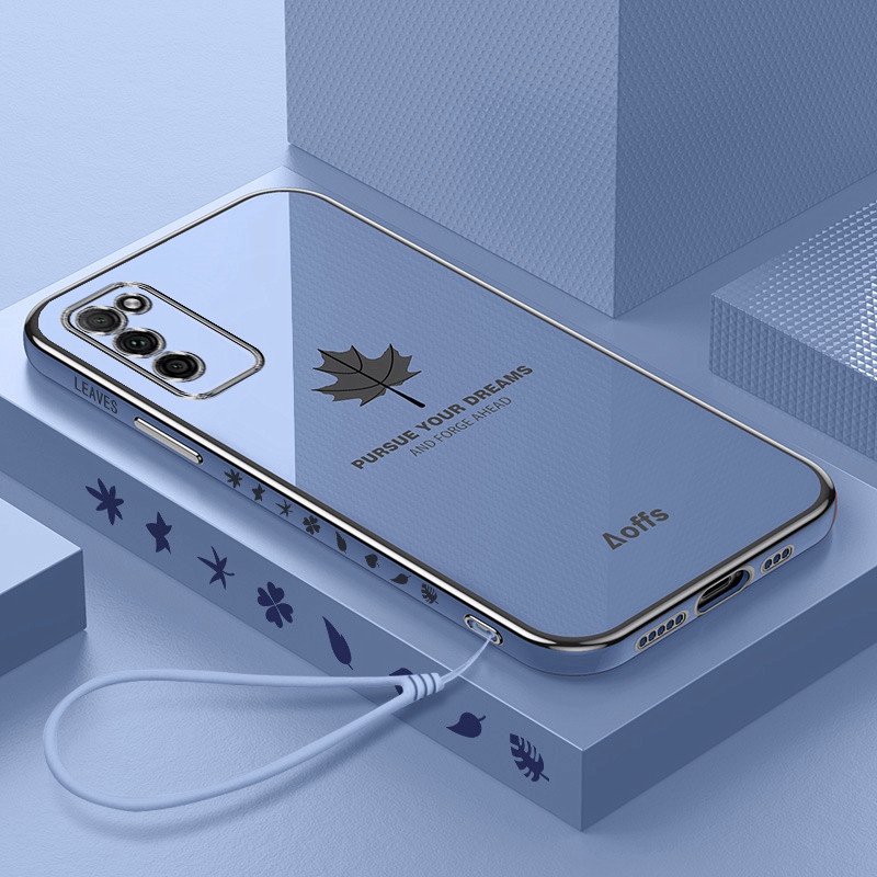 ốp lưng điện thoại mạ sang trọng tương thích với Cho SAMSUNG S21 Ultra / S21 / S21 Plus / S20 FE / S20 / S20 Plus / S20 Ultra / S10 / S10 Plus Vỏ silicon mềm TPU có dây buộc case