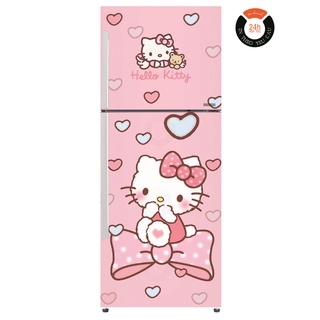 Decal dán tủ lạnh hello kitty