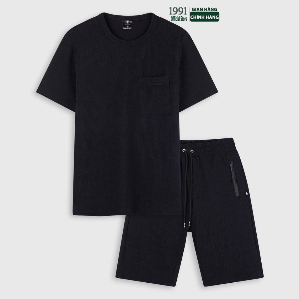 Bộ Thể Thao Nam mùa hè 1991 Official Store mặc ở nhà đi chơi thoải chất Cotton Xốp Thái siêu xịn cộc tay thời trang