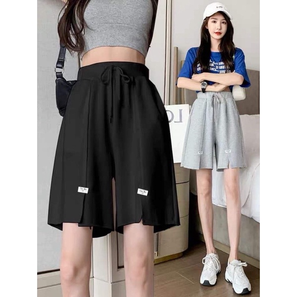 Quần ngố xẻ logo GTO654