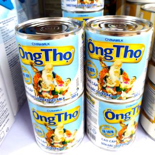 Sữa đặc Ông thọ trắng nhãn xanh lon 380g