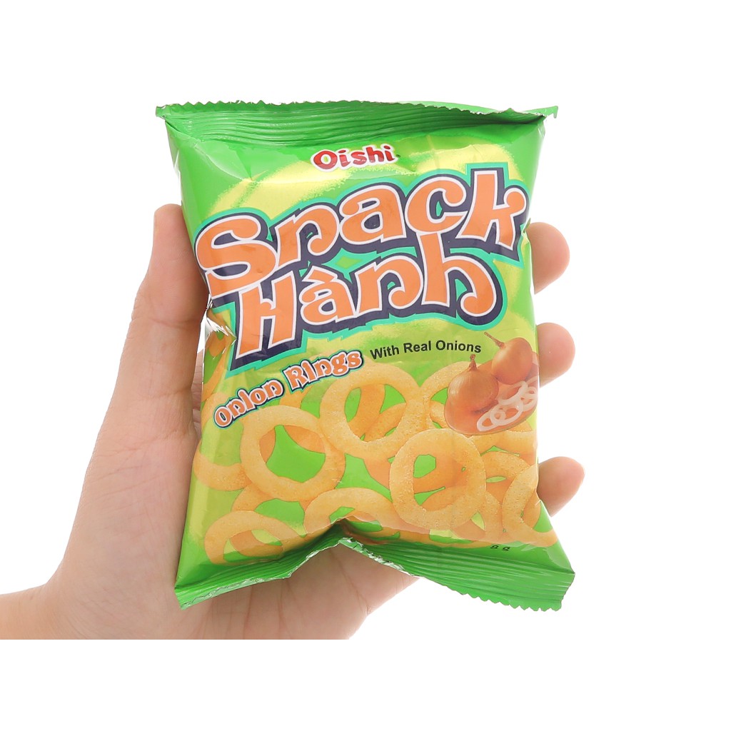 Bim bim Oishi snack hành (bịch 20 gói 8g)