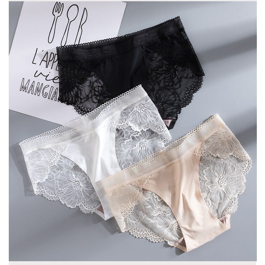 COMBO 5 Quần Lót Nữ Vic Đúc Pha Ren Mềm Kiểu Dáng Cực Đẹp 8423