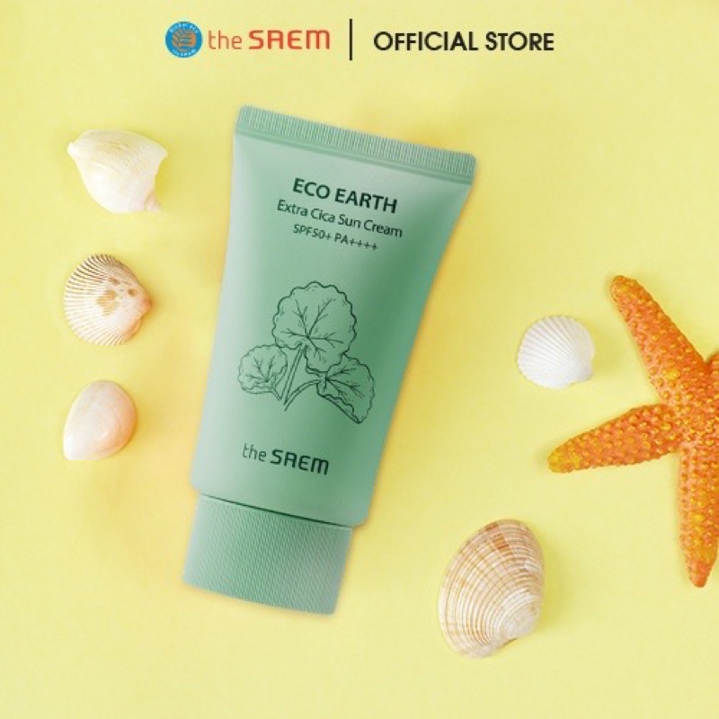 Kem chống nắng The Saem Eco Earth Light/Pink/Cica Sun Cream