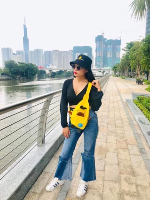 NÓN BUCKET THÊU VỊT - MŨ TAI BÈO