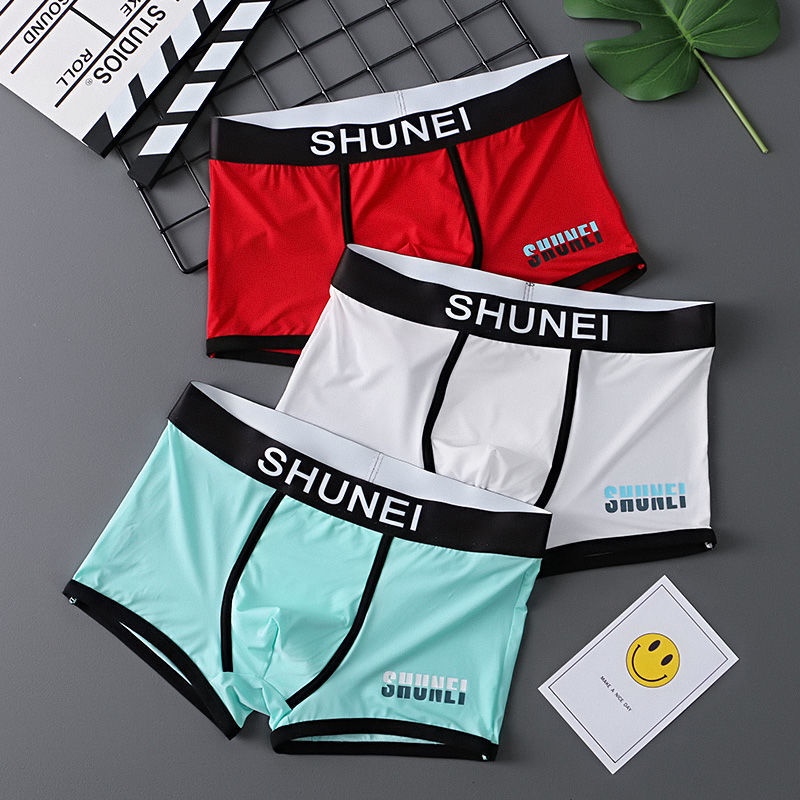 Quần Lót Boxer Co Giãn Thoáng Khí Thời Trang Mùa Hè Cho Nam