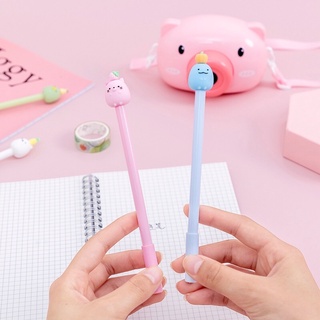 Set 10 Bút trái hoa quả bút nước học sinh nhân viên văn phòng bút mực gel ngòi thay thế tiện dụng gel nước