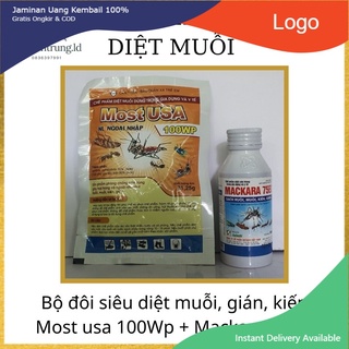 { combo diệt muỗi tận gốc mackara 75ec (100ml) + most usa (dạng gói) }