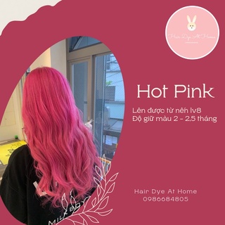 Thuốc nhuộm tóc - HOT PINK kèm trợ oxy