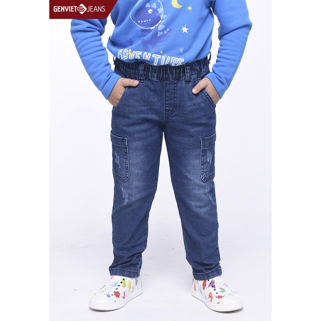 Quần dài jeans bé trai GENVIET