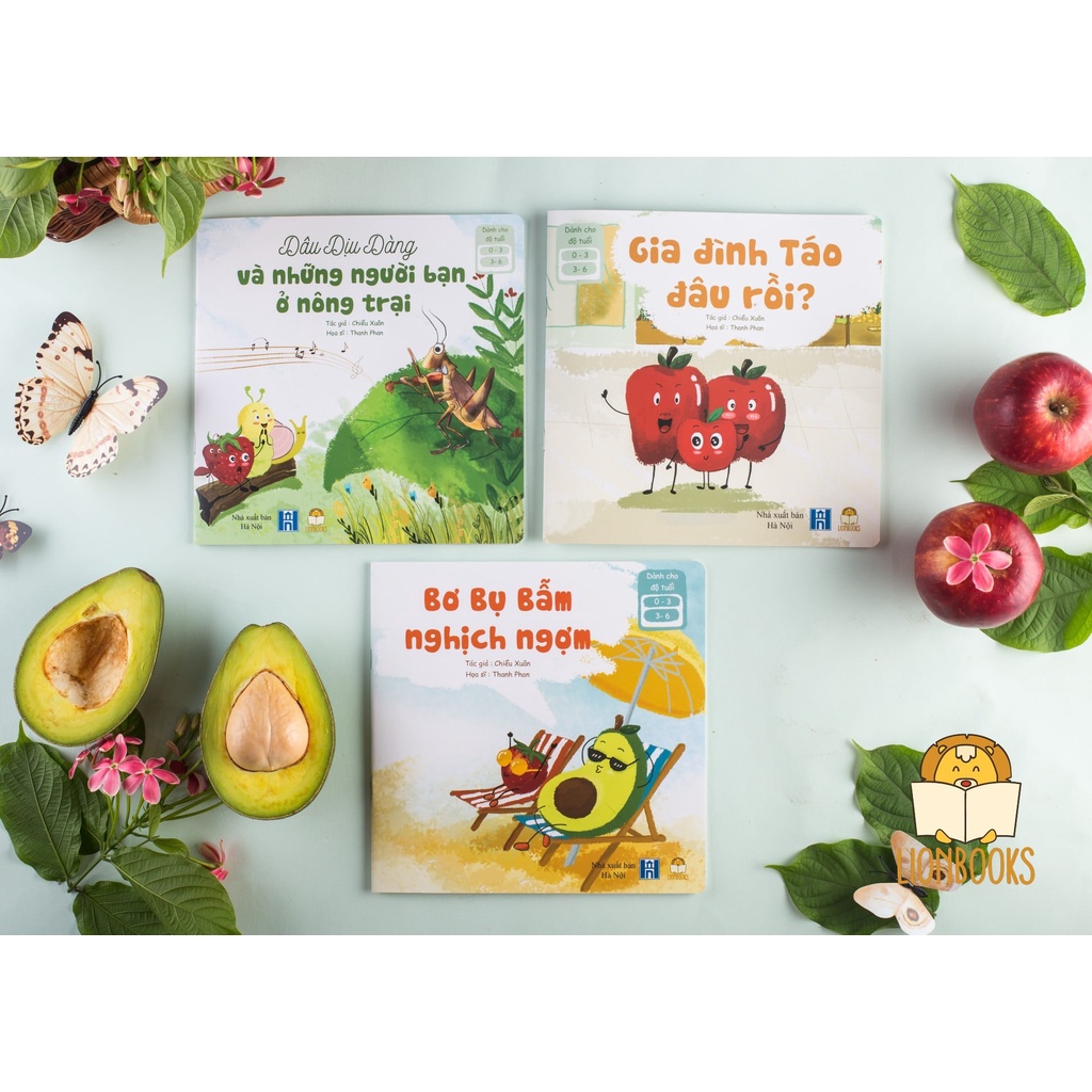 Combo 3 cuốn chu du cùng những người bạn thú vị Lionbooks - Sách Đọc To Cho Bé 0-6 Tuổi
