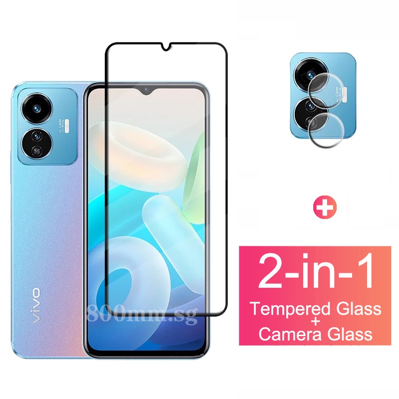 Kính Cường Lực Bảo Vệ Màn Hình Cho Vivo Y77 Y75 V21e V23e Y75 Y73 Y55 Y76 5G Y15s Y15A Y33s Y12A Y12s Y72 5G X70 X60 Pro