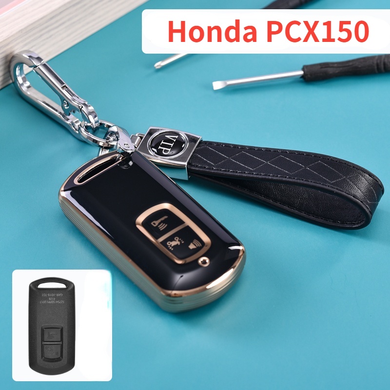 Vỏ Chìa Khóa Điều Khiển Từ Xa 2 Nút Cho Xe HONDA PCX 150 VARIO SH125 Super Cub C125 Scooter