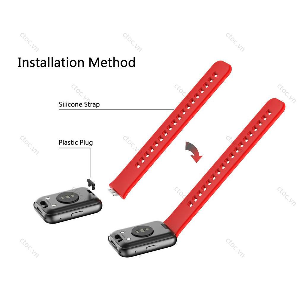 Dây Đeo Silicon Thay Thế Cho Đồng Hồ Thông Minh huawei watch Fit