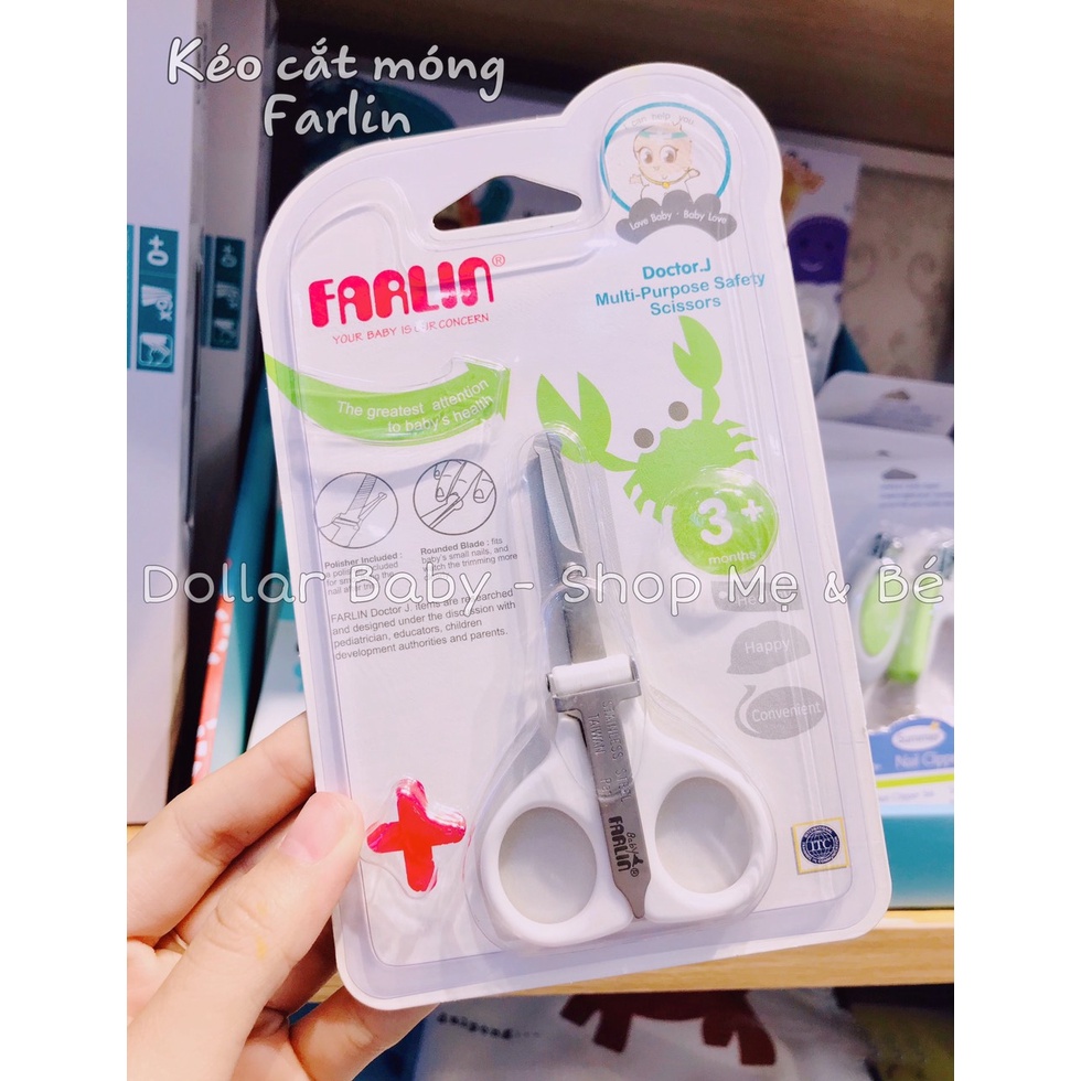 Kéo Cắt Móng Kèm Dũa Farlin