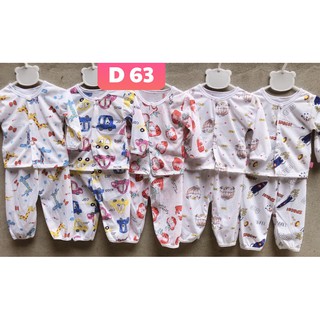 Đồ bộ bé sơ sinh set 5 bộ đồ bé trai bé gái