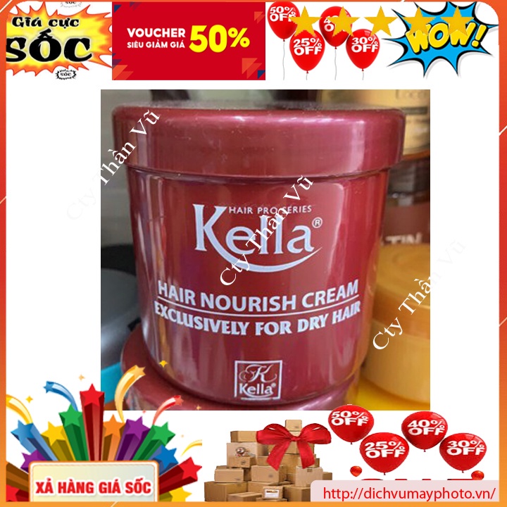 Kem Hấp Dầu Kella Giúp Sợi Tóc Dai Hơn Và Đặc Biệt Bóng Đẹp Không Bị Bết Suôn Mượt Chắc Khỏe