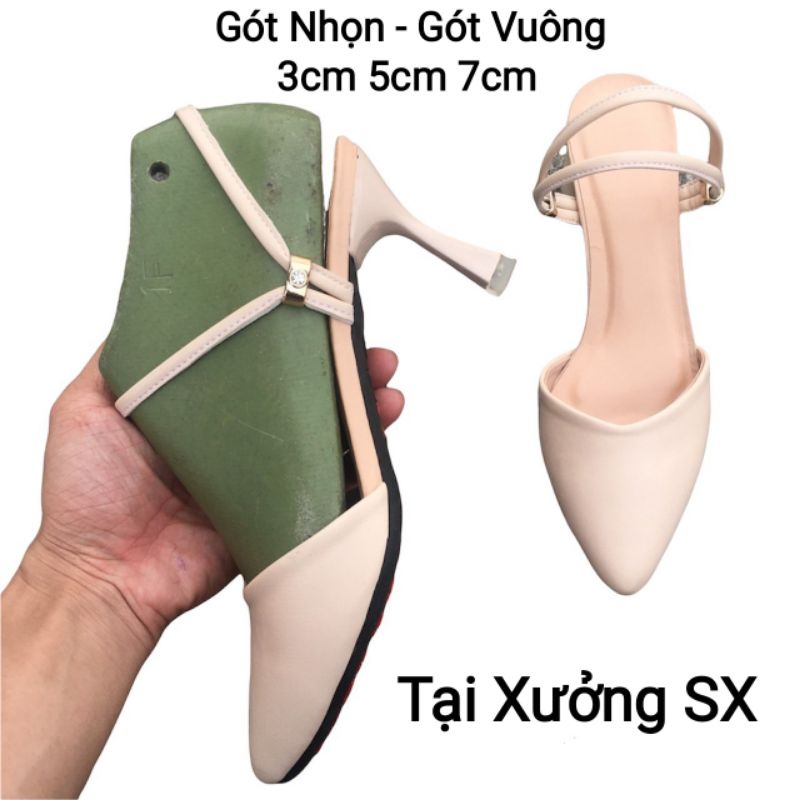 Giày nữ 3p 5p 7p giày cao gót nữ đẹp hottrend