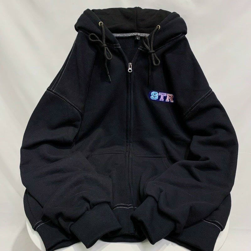 Áo khoác nỉ unisex Homies liền mũ có túi STR có 3 màu SHOPMAP