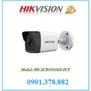 Camera ip thân trụ 4mp hikvision ds-2cd1043g0-iuf
