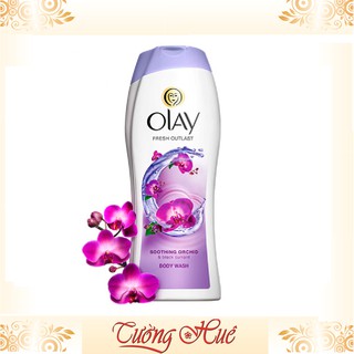 Sữa Tắm Dưỡng Ẩm OLAY Fresh Outlast Soothing Orchid & Black Currant Body Wash - 700ml - Tím.