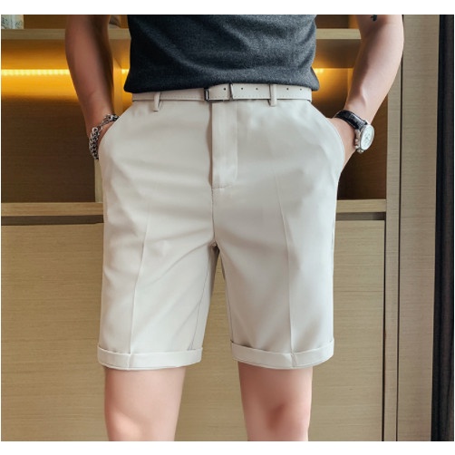 Quần short nam - Quần short âu chất liệu tuyết mưa mềm mại, mặc thoải mái, phong cách thời trang nam