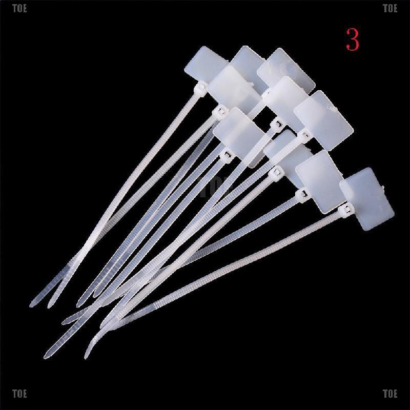 Bộ 10 thẻ đánh dấu dây cáp Rj45 Rj12 bằng nylon tự khóa | BigBuy360 - bigbuy360.vn