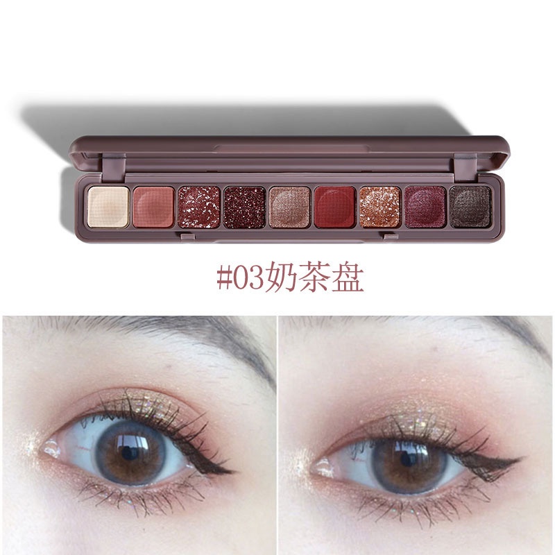 Bảng Phấn Mắt 9 Ô LAMEILA Soft Eye Shadow Hàng Nội Địa Trung Cao Cấp  A171