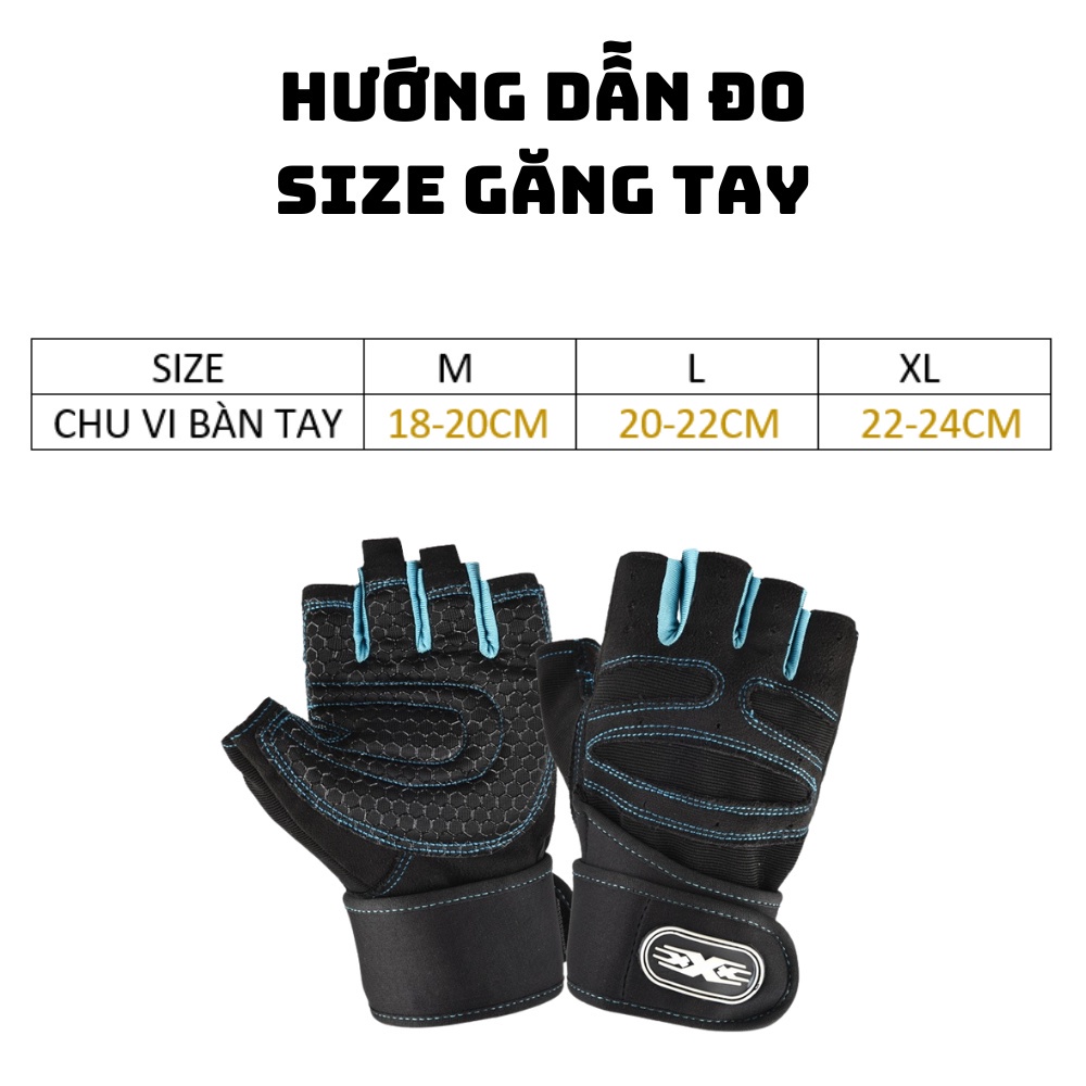 Găng Tay Tập Thể Thao Tập Gym Chính Hãng X.SPORT GT0010