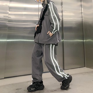 [ORD TAOBAO] SET ULZZANG PHẢN QUANG - SET QUẦN ÁO THỂ THAO UNISEX NAM NỮ