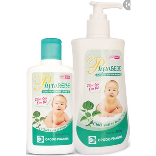 Phytobebe Dung dịch tắm rôm sẩy cho bé