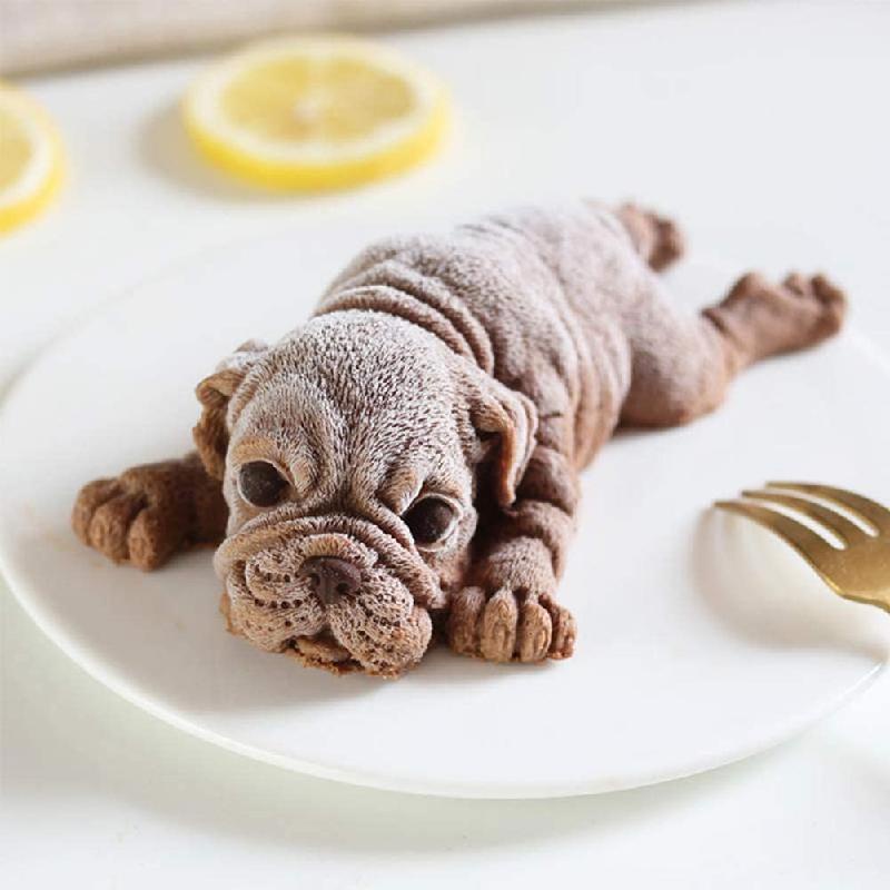 Khuôn làm bánh ANAEAT bằng silicon hình cún thích hợp làm bánh mousse