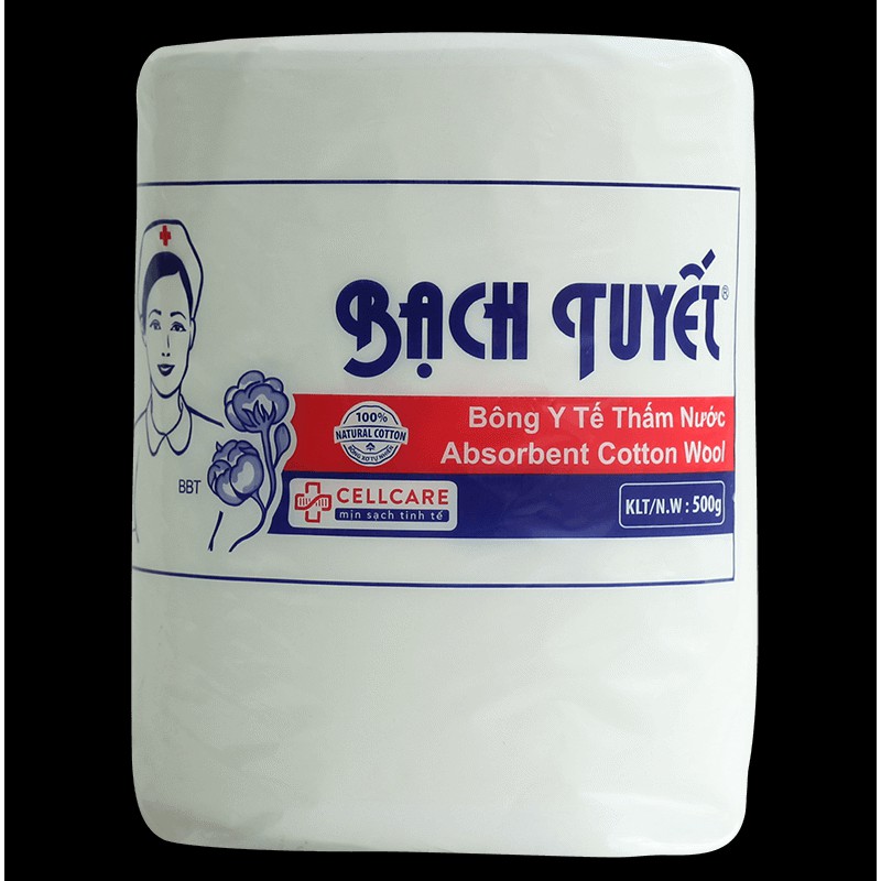 Bông Y Tế Cuộn - loại cao cấp 0,5kg 1kg - BÔNG BẠCH TUYẾT