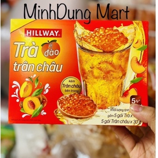 Trà trân châu Hillway vị đào 235g
