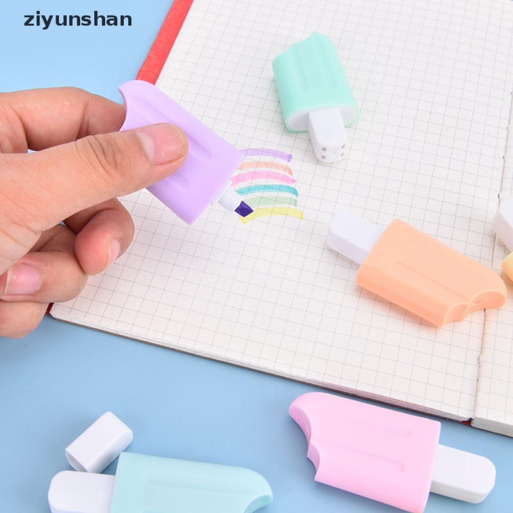 Set 6 Bút Đánh Dấu Hình Cây Kem Dễ Thương