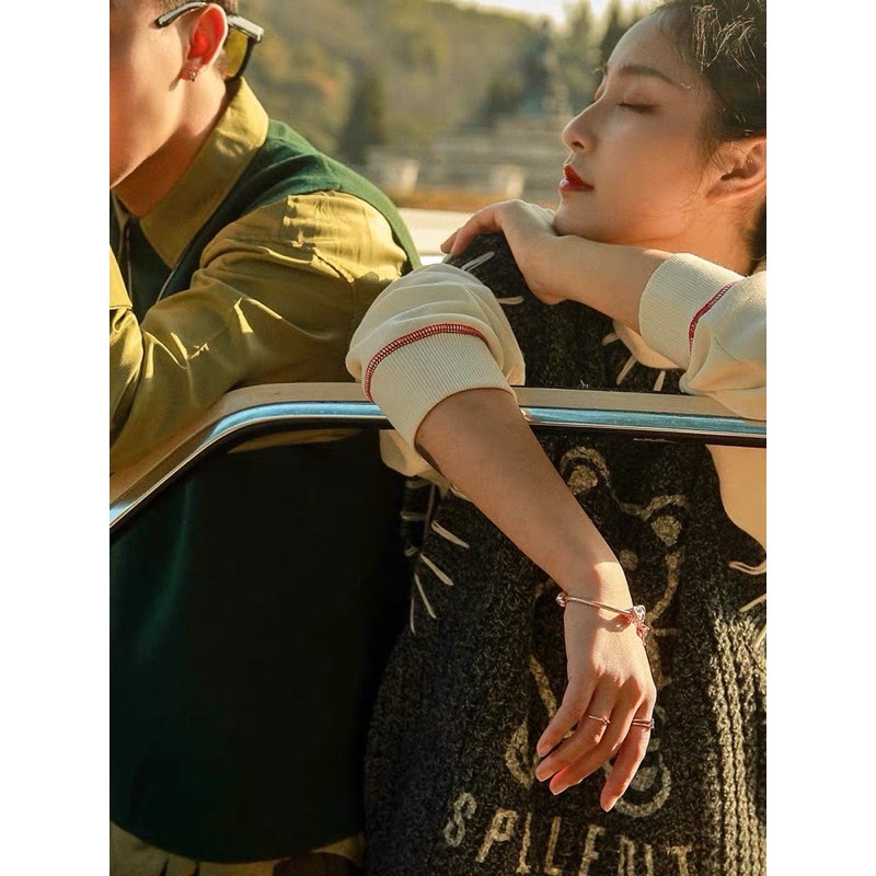 charm pan tim phối đá trắng vàng hồng bạc s925 bộ sưu tập hè 2021