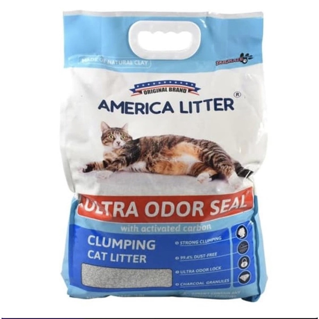 [Mã PET50K giảm Giảm 10% - Tối đa 50K đơn từ 250K] [American Litter] Cát vệ sinh cho mèo - Cát Mỹ American Litter 10L