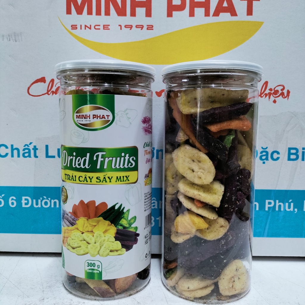 Trái Cây Sấy Thập Cẩm Đủ Vị Minh Phát 300gr