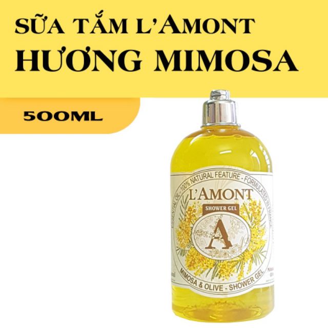 Sữa Tắm LAmont Shower Gel chai 500ml