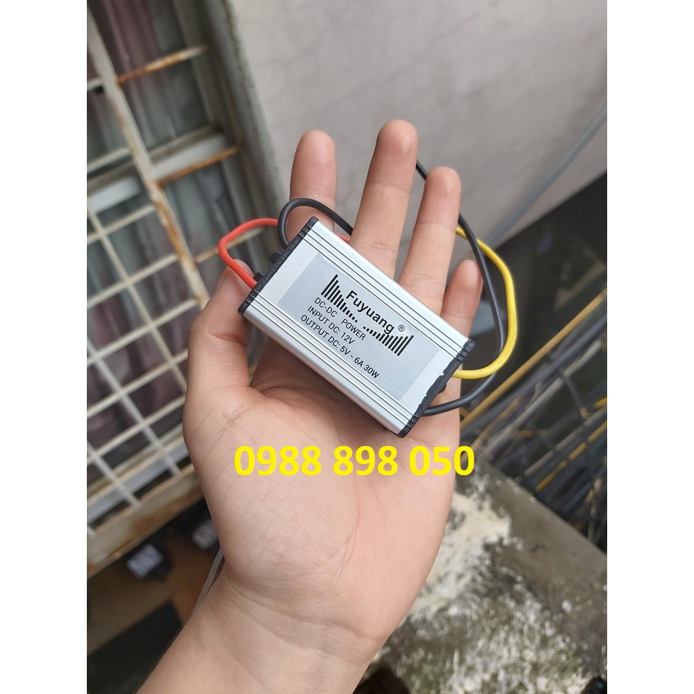 hạ điện acquy 12v xuống 5v 6a