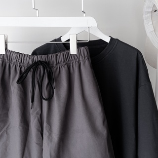 [sẵn]Set đồ basic gồm quần short và áo thun (ảnh thật tại shop) Tanazi Closet