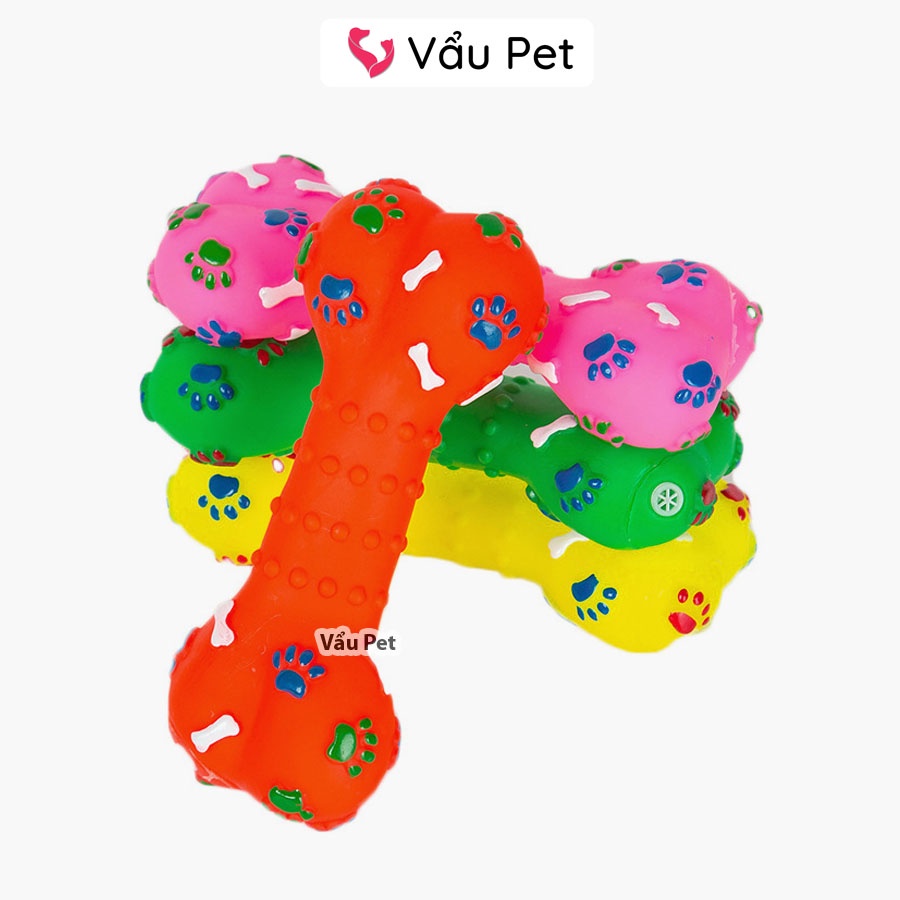 Xương gặm cho chó bằng cao su - Xương đồ chơi cho chó Vẩu Pet Shop