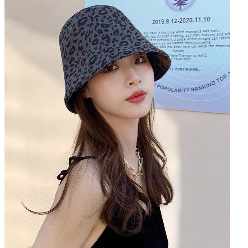 Mộc® Mũ bucket hè hoạ tiết da báo