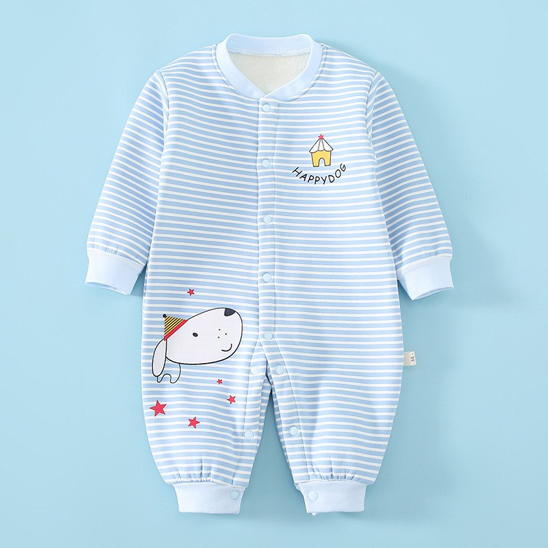 Bodysuit Body nỉ dài tay cho bé trai bé gái Hàng Quảng châu xuất Nhật SLN03