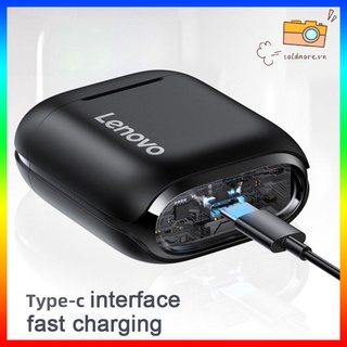 lennovo LP2 Wireless Charging Box Stereo Headset Mini Durable Headset With Microphone